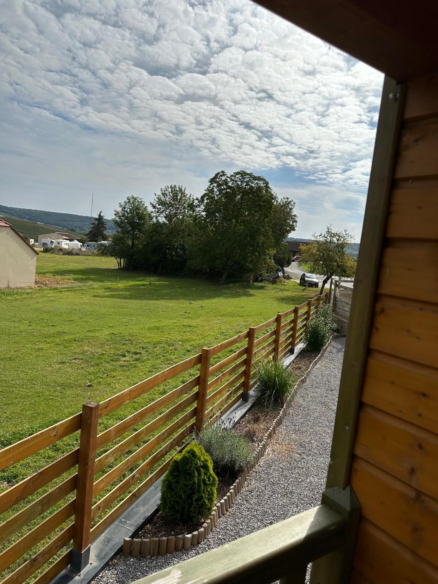 Chez Celia, Roulotte En Champagne Villa Fleury-la-Riviere Buitenkant foto